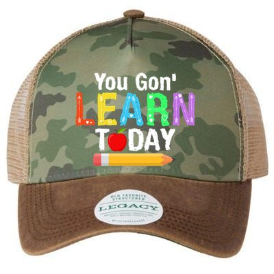 You Gon' Learn Today Back To School Legacy Tie Dye Trucker Hat