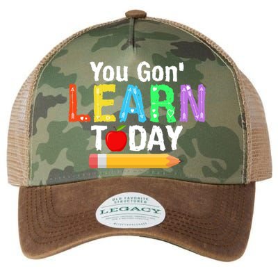 You Gon' Learn Today Back To School Legacy Tie Dye Trucker Hat