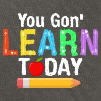 You Gon' Learn Today Back To School Cotton Canvas Backpack