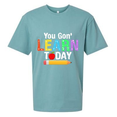 You Gon' Learn Today Back To School Sueded Cloud Jersey T-Shirt