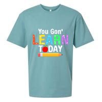 You Gon' Learn Today Back To School Sueded Cloud Jersey T-Shirt