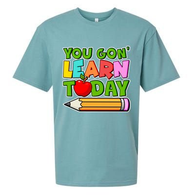 You Gon' Learn Today School Teacher Sueded Cloud Jersey T-Shirt