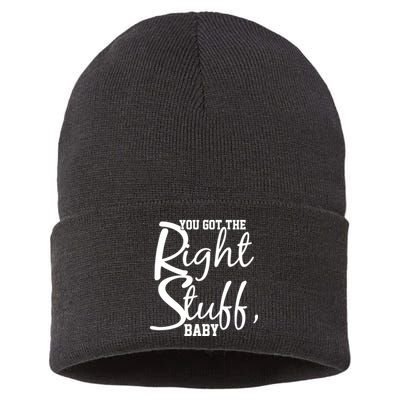 You Got The Right Stuff Baby Sustainable Knit Beanie