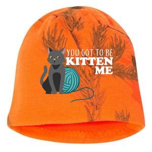 You Got To Be Kitten Me Kati - Camo Knit Beanie