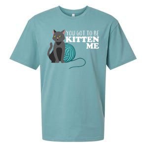 You Got To Be Kitten Me Sueded Cloud Jersey T-Shirt