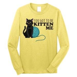 You Got To Be Kitten Me Long Sleeve Shirt