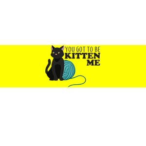 You Got To Be Kitten Me Bumper Sticker