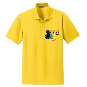 You Got To Be Kitten Me Dry Zone Grid Polo