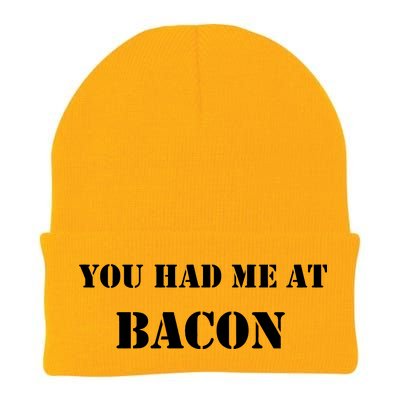 You Had Me At Bacon Knit Cap Winter Beanie