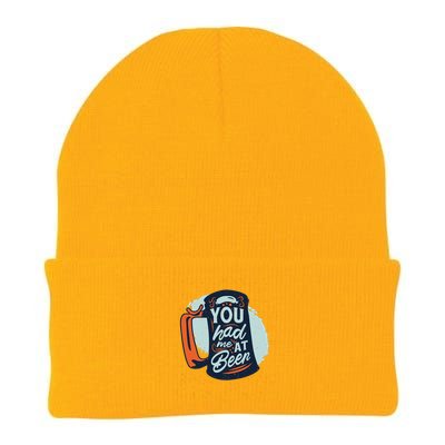 You Had Me At Beer Knit Cap Winter Beanie