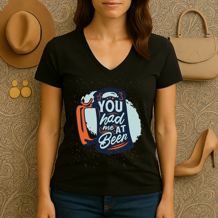 You Had Me At Beer Women's V-Neck T-Shirt