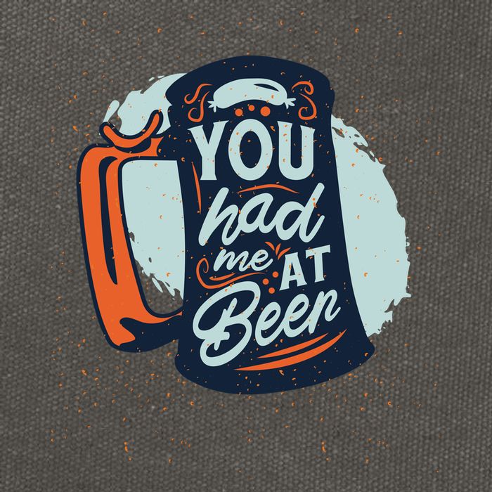 You Had Me At Beer Cotton Canvas Backpack