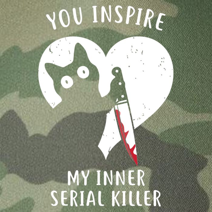 You Inspire My Inner Serial Killer Funny Cat Legacy Tie Dye Trucker Hat