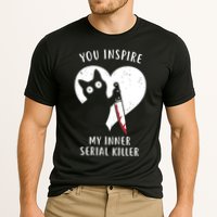 You Inspire My Inner Serial Killer Funny Cat Performance Shirt