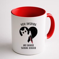 You Inspire My Inner Serial Killer Funny Cat Coffee Mug