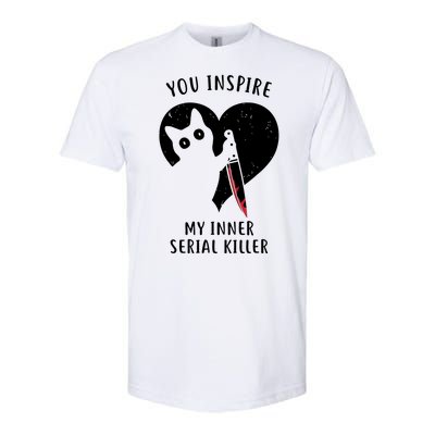 You Inspire My Inner Serial Killer Funny Cat Softstyle® CVC T-Shirt