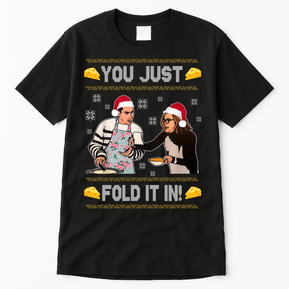 You Just Fold It Funny Cheese Xmas Sweater Tall T-Shirt