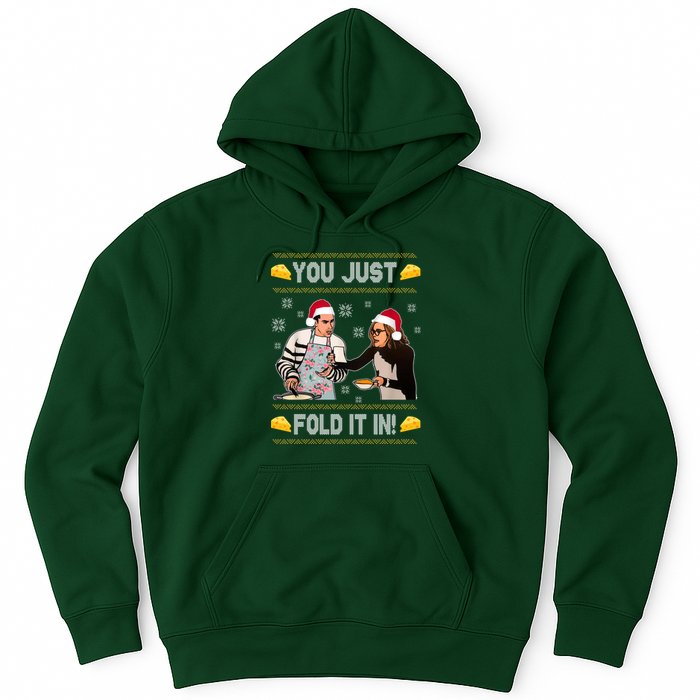 You Just Fold It Funny Cheese Xmas Sweater Hoodie