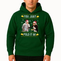 You Just Fold It Funny Cheese Xmas Sweater Hoodie