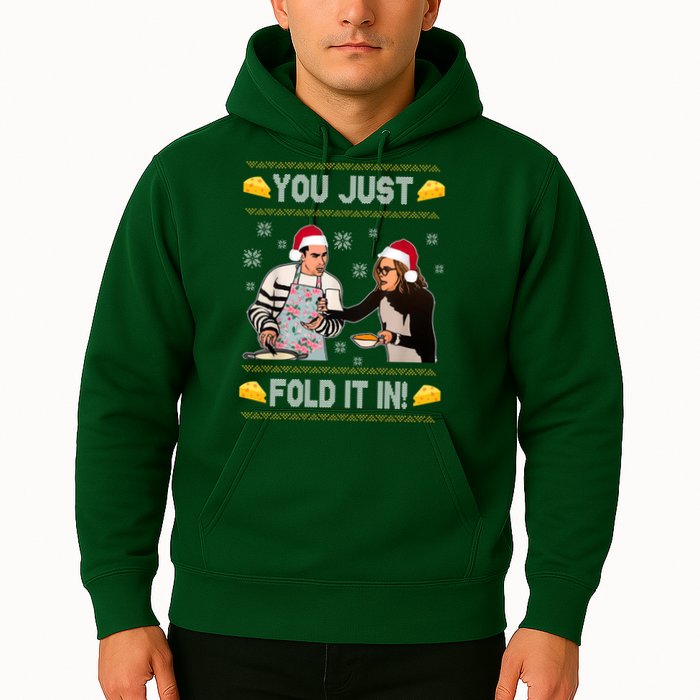 You Just Fold It Funny Cheese Xmas Sweater Hoodie