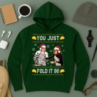You Just Fold It Funny Cheese Xmas Sweater Hoodie