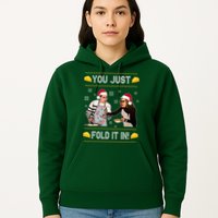You Just Fold It Funny Cheese Xmas Sweater Hoodie
