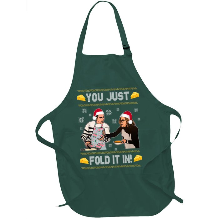You Just Fold It Funny Cheese Xmas Sweater Apron
