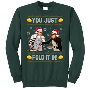 You Just Fold It Funny Cheese Xmas Sweater Sweatshirt