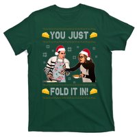 You Just Fold It Funny Cheese Xmas Sweater T-Shirt