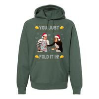 You Just Fold It Funny Cheese Xmas Sweater Premium Hoodie