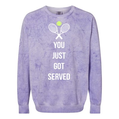 You Just Got Served Colorblast Crewneck Sweatshirt