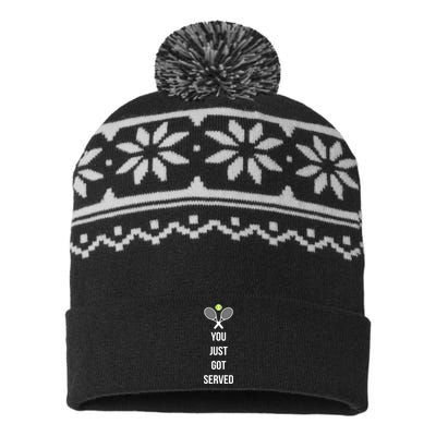 You Just Got Served USA-Made Snowflake Beanie