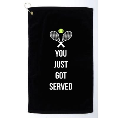 You Just Got Served Platinum Collection Golf Towel