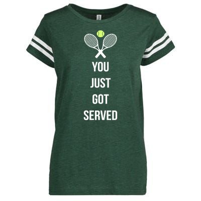 You Just Got Served Enza Ladies Jersey Football T-Shirt