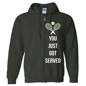 You Just Got Served Full Zip Hoodie