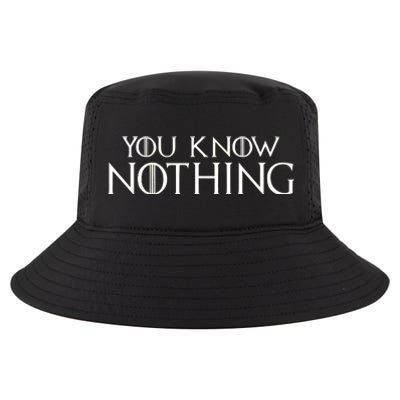 You Know Nothing Cool Comfort Performance Bucket Hat