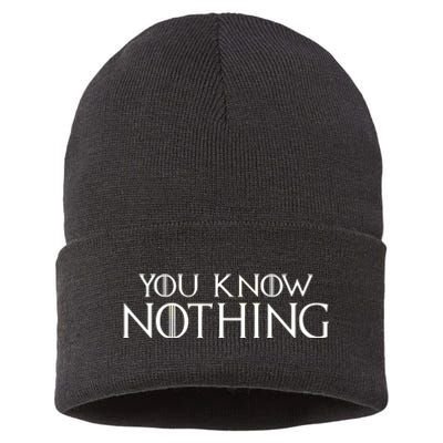 You Know Nothing Sustainable Knit Beanie