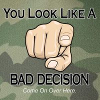You Look Like A Bad Decision Funny Legacy Tie Dye Trucker Hat
