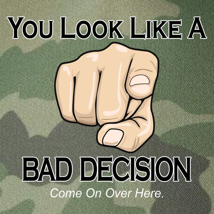 You Look Like A Bad Decision Funny Legacy Tie Dye Trucker Hat
