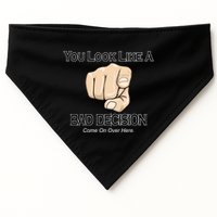 You Look Like A Bad Decision Funny USA-Made Doggie Bandana