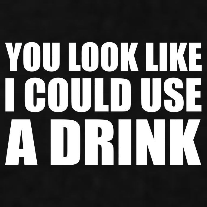 You Look Like I Can Use A Drink Ladies PosiCharge Tri-Blend Wicking Tank