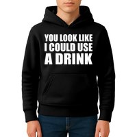 You Look Like I Can Use A Drink Kids Hoodie