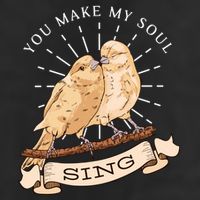 You Make My Soul Sing Bird 7 Panel Mesh Trucker Snapback Hat