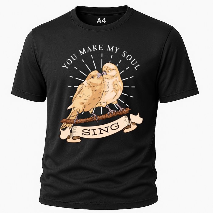 You Make My Soul Sing Bird Cooling Performance Crew T-Shirt