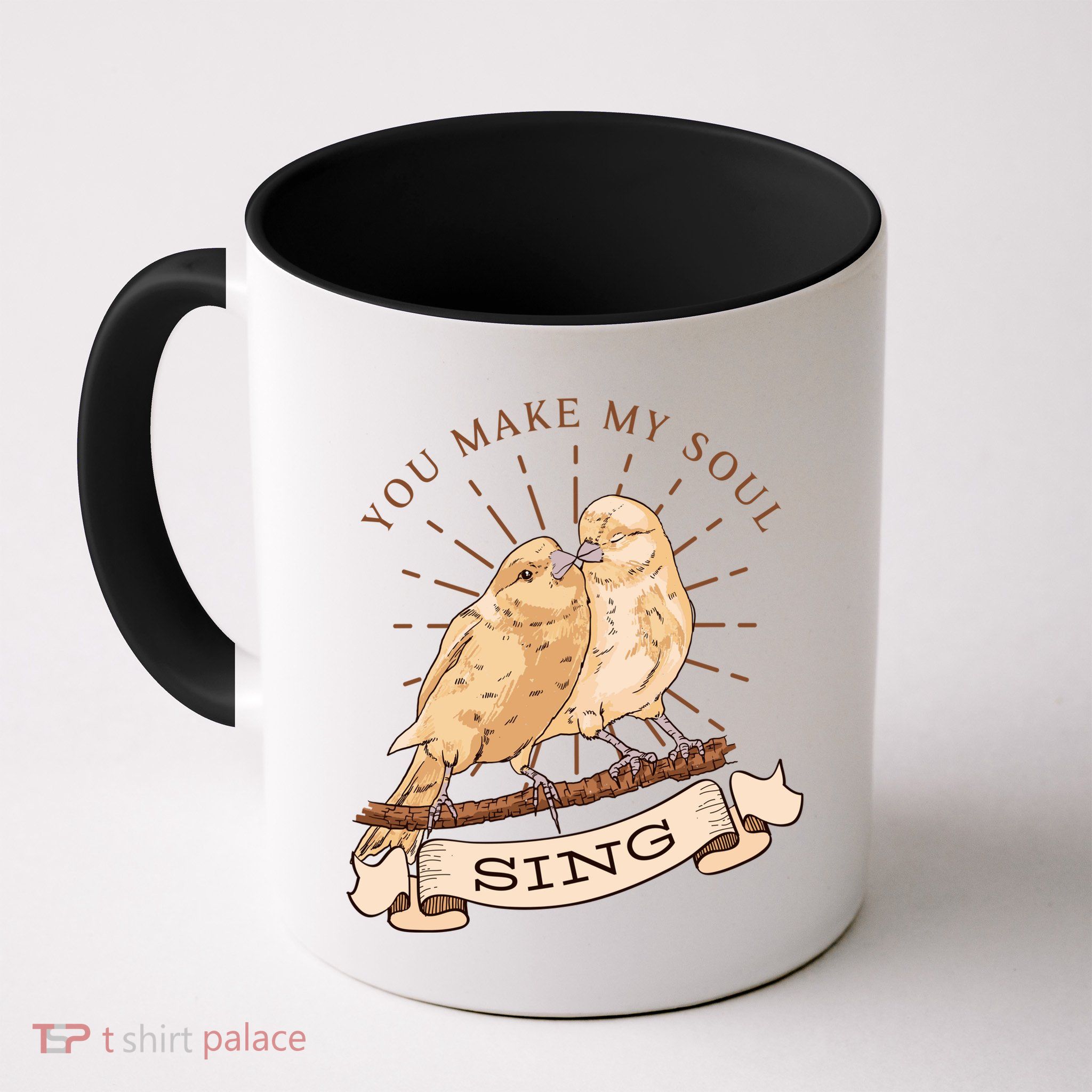 You Make My Soul Sing Bird Mug
