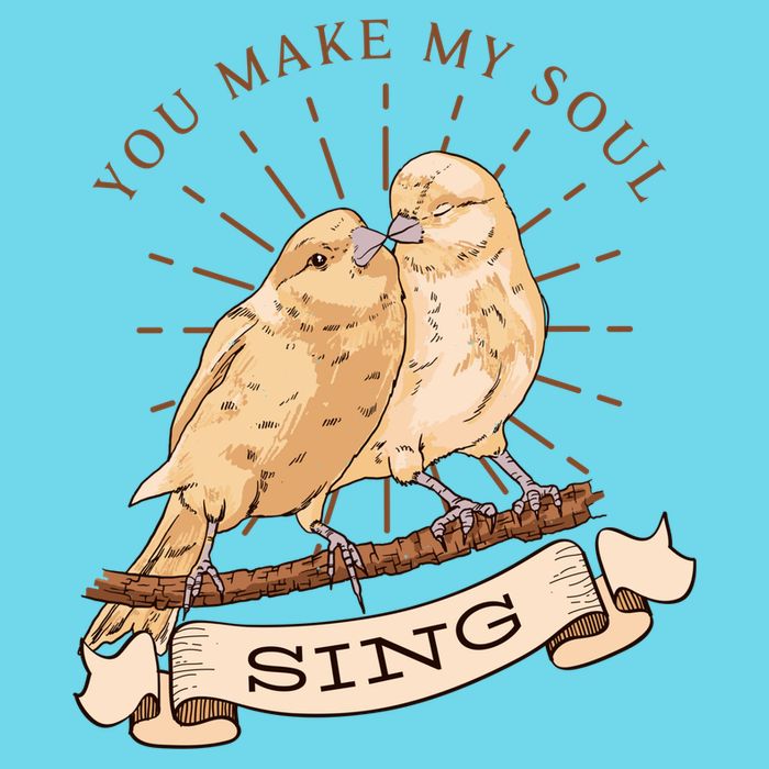 You Make My Soul Sing Bird Premium T-Shirt