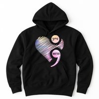 You Matter Don't Let Your Story End Semicolon Hoodie