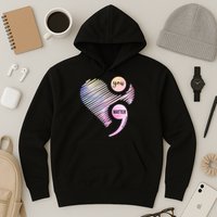 You Matter Don't Let Your Story End Semicolon Hoodie