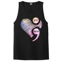 You Matter Don't Let Your Story End Semicolon PosiCharge Competitor Tank