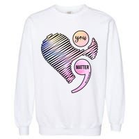 You Matter Don't Let Your Story End Semicolon Garment-Dyed Sweatshirt
